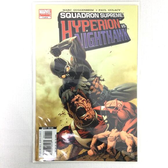 Marvel Squadron Supreme Hyperion Vs Nighthawk Four Comic Bundle 1-4 - Picture 2 of 5